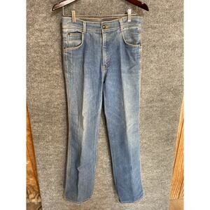 Vintage Men SAXTON Stretch Slim Skinny Blue Jeans 32x32